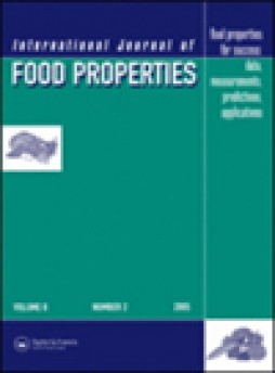 International Journal Of Food Properties雜志