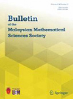 Bulletin Of The Malaysian Mathematical Sciences Society雜志