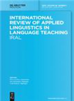 Iral-international Review Of Applied Linguistics In Language Teaching雜志