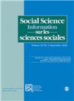 Social Science Information Sur Les Sciences Sociales雜志